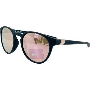 Nike City Elan M FB1316 Womens Plastic Sunglass 010 Matte Black 49-20 Mirror